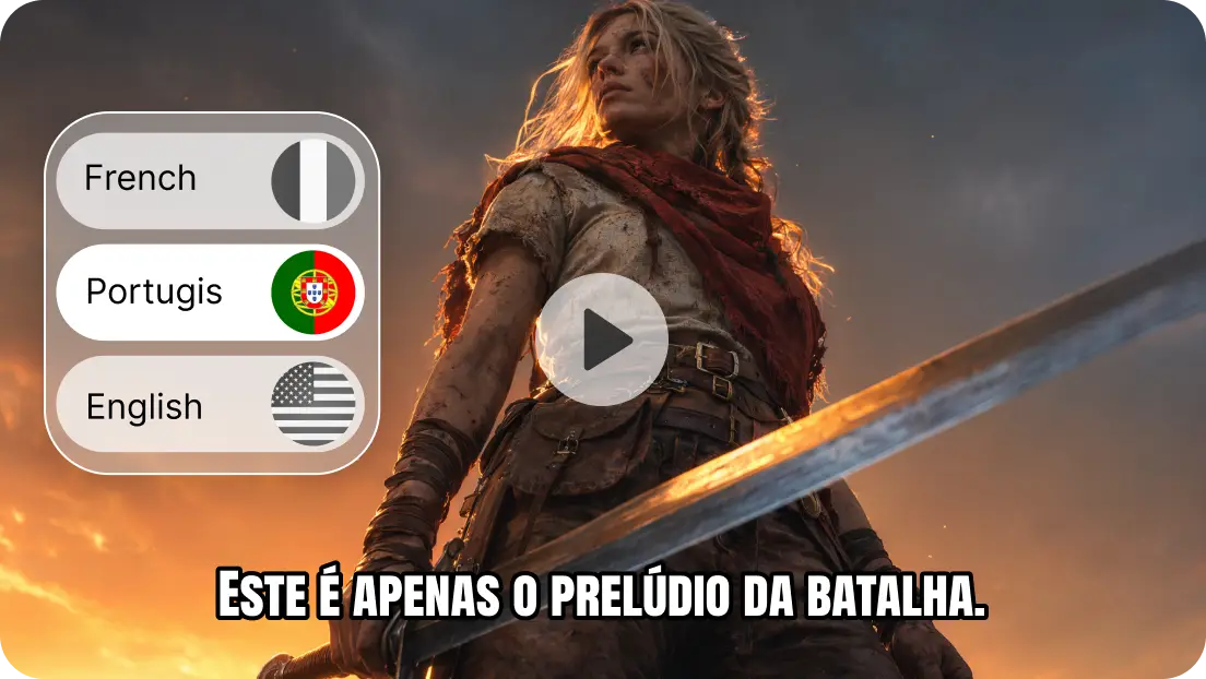 Multilingual creation & clean 4K video output